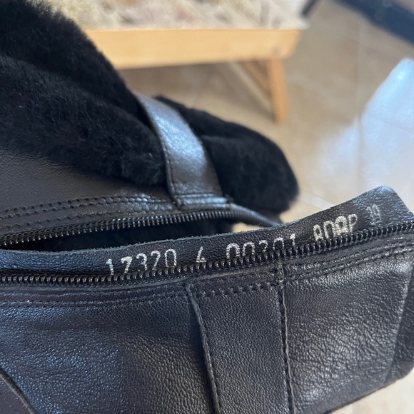 Ron White Vero Cupid Black Leather Ankle Boots with Studded Strap - Picture 11 of 12